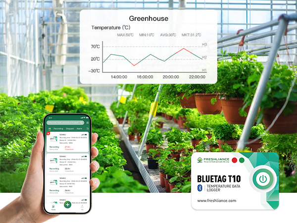 BlueTag T10 HACCP Bluetooth Temperature Data Logger