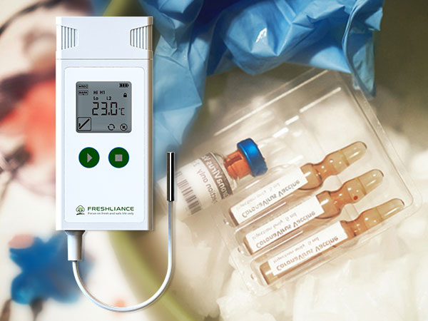 Multi use Temperature Logger for biological reagent temperature monitoring