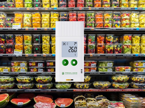 PDF USB temperature data sensor for fresh food storage