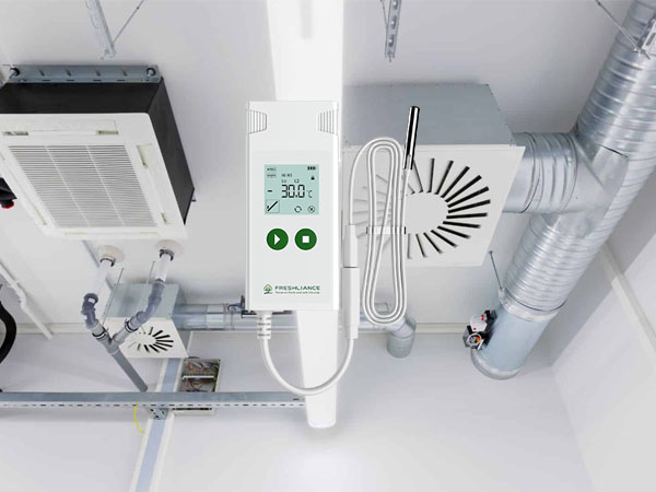 Reliable HVAC temperature data logger