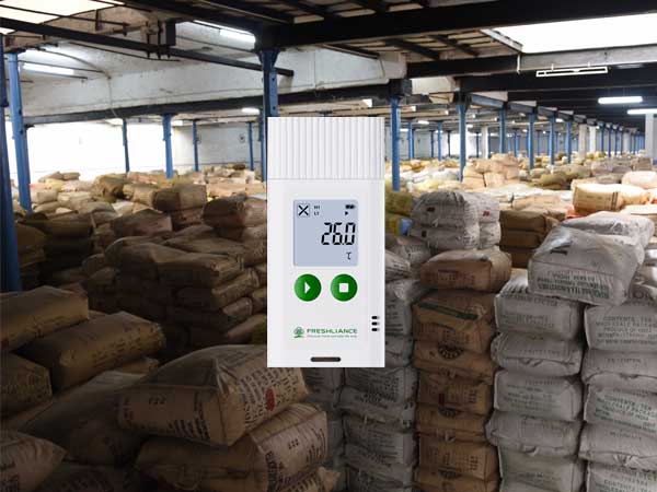Tea storage temperature data recorder