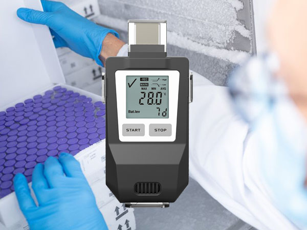 Vaccine Ultra-Low Temperature Data Logger Continuously Records Data